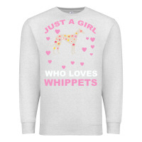 Oatmeal Heather Just A Girl Who Loves Whippets Premium Sweatshirt - Bettercallsaul
