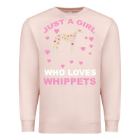 Pale Pink Just A Girl Who Loves Whippets Premium Sweatshirt - Bettercallsaul