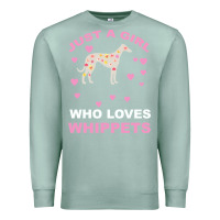 Seafoam Just A Girl Who Loves Whippets Premium Sweatshirt - Bettercallsaul