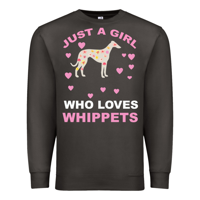 Just A Girl Who Loves Whippets Premium Sweatshirt by Bettercallsaul | Teevron