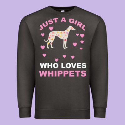 Just A Girl Who Loves Whippets Premium Sweatshirt Designed By Bettercallsaul