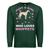 Sports Green Just A Girl Who Loves Whippets Premium Sweatshirt - Bettercallsaul