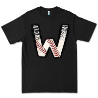 Black Baseball Alphabet Premium Tee - CowhideDigitalArt