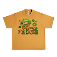 Peanut Butter kiss me im irish st patricks lip stain Urban Heavy Tee - LillyAllenDesigns