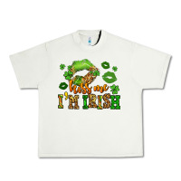 Pistachio kiss me im irish st patricks lip stain Urban Heavy Tee - LillyAllenDesigns