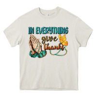 Cream İn Everything Give Thanks Heavy Core Tee - BundleAndBundleShop