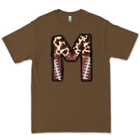 Cacao name footballcow print letter m Premium Tee - CowhideDigitalArt