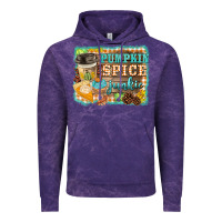 Cloud Purple pumpkin spice junkie Vintage Hoodie - BarkalooDesign
