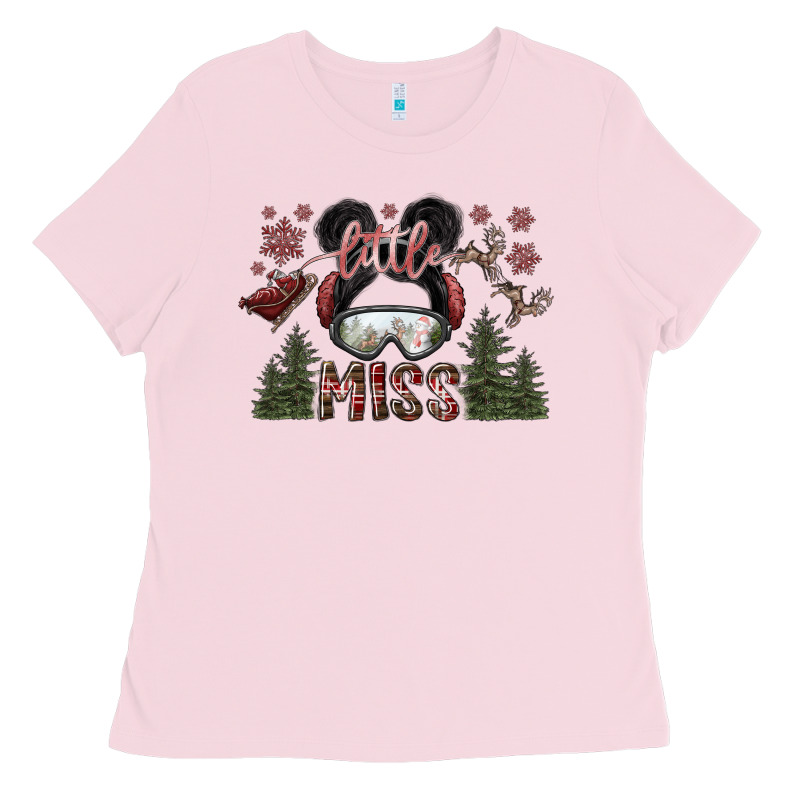 Little Miss Ladies Tee by SublimationCraftShop | Teevron