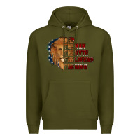 Army Green Dad The Man The Myth The Legend The King Premium Hoodie - Jasminsmagicworld