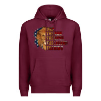 Burgundy Dad The Man The Myth The Legend The King Premium Hoodie - Jasminsmagicworld