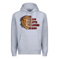 Heather Grey Dad The Man The Myth The Legend The King Premium Hoodie - Jasminsmagicworld
