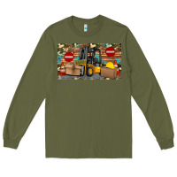 Army Green forklift sippy Long Sleeve Tee - Artiststas