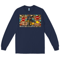 Navy forklift sippy Long Sleeve Tee - Artiststas