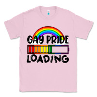 Bubblegum Pink Gay pride loading Classic Tee - FaDigitalArtStudio
