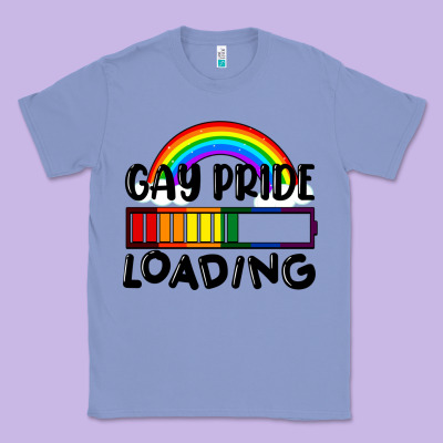Gay Pride Loading Classic Tee Designed By Fadigitalartstudio