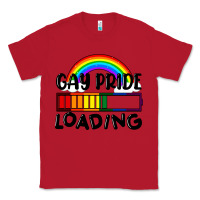 Red Gay pride loading Classic Tee - FaDigitalArtStudio