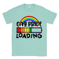 Seafoam Gay pride loading Classic Tee - FaDigitalArtStudio