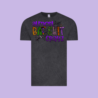 Almost Bat Shit Crayz Vintage Tee Designed By Sublimationcraftshop