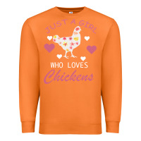 Carrot Just A Girl Who Love Chickens Premium Sweatshirt - Bettercallsaul
