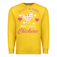 Lemon Just A Girl Who Love Chickens Premium Sweatshirt - Bettercallsaul