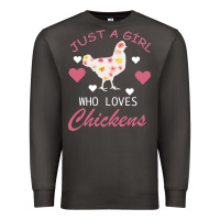Smoke Just A Girl Who Love Chickens Premium Sweatshirt - Bettercallsaul