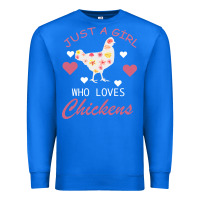 True Royal Just A Girl Who Love Chickens Premium Sweatshirt - Bettercallsaul