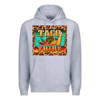 Heather Grey taco tribe Premium Hoodie - BarkalooDesign