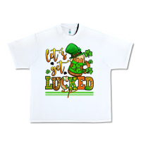 White lets get lucked up st patricks Urban Heavy Tee - LillyAllenDesigns