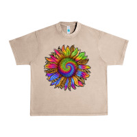 French Oak tie dye sunflower Urban Heavy Tee - RanaPortraitStore