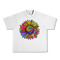 Lunar Rock tie dye sunflower Urban Heavy Tee - RanaPortraitStore