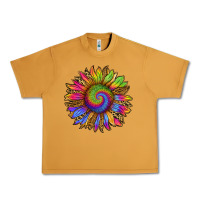 Peanut Butter tie dye sunflower Urban Heavy Tee - RanaPortraitStore