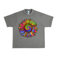 Tornado tie dye sunflower Urban Heavy Tee - RanaPortraitStore