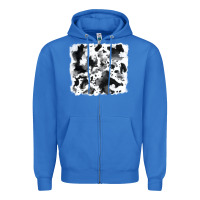 True Royal cowhide Zipper Hoodie - RanaPortraitStore