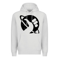 Dove Grey hitchhike Premium Hoodie - baoMotion