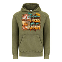Vintage Olive whatever spıces your pumpkin Vintage Hoodie - BarkalooDesign