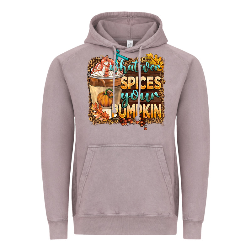 Whatever Spıces Your Pumpkin Vintage Hoodie by BarkalooDesign | Teevron