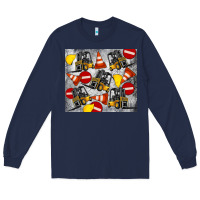 Navy forklift tumbler Long Sleeve Tee - Artiststas