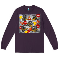 Plum forklift tumbler Long Sleeve Tee - Artiststas