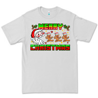 Dove Grey Merry Christmas Premium Tee - CowhideDigitalArt