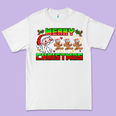 Merry Christmas Premium Tee Designed By Cowhidedigitalart