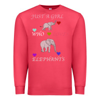 Cardinal Just A Girl Who Loves Elephants Premium Sweatshirt - Bettercallsaul