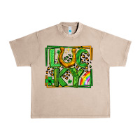 French Oak lucky horseshoe st patricks day leopard frame Urban Heavy Tee - LillyAllenDesigns