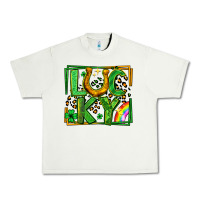 Pistachio lucky horseshoe st patricks day leopard frame Urban Heavy Tee - LillyAllenDesigns