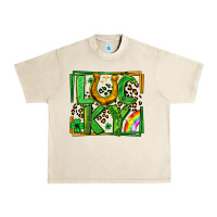 Sandshell lucky horseshoe st patricks day leopard frame Urban Heavy Tee - LillyAllenDesigns