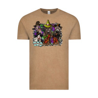 Vintage Coffee animal halloween Vintage Tee - SublimationCraftShop