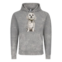 Cloud Rock bichon frise dog Vintage Hoodie - BarkalooDesign