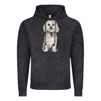 Vintage Black bichon frise dog Vintage Hoodie - BarkalooDesign