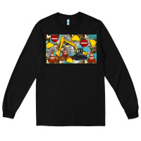 Black excavator sippy Long Sleeve Tee - Artiststas