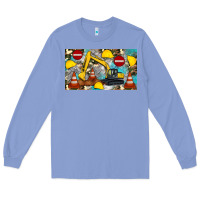 Colony Blue excavator sippy Long Sleeve Tee - Artiststas